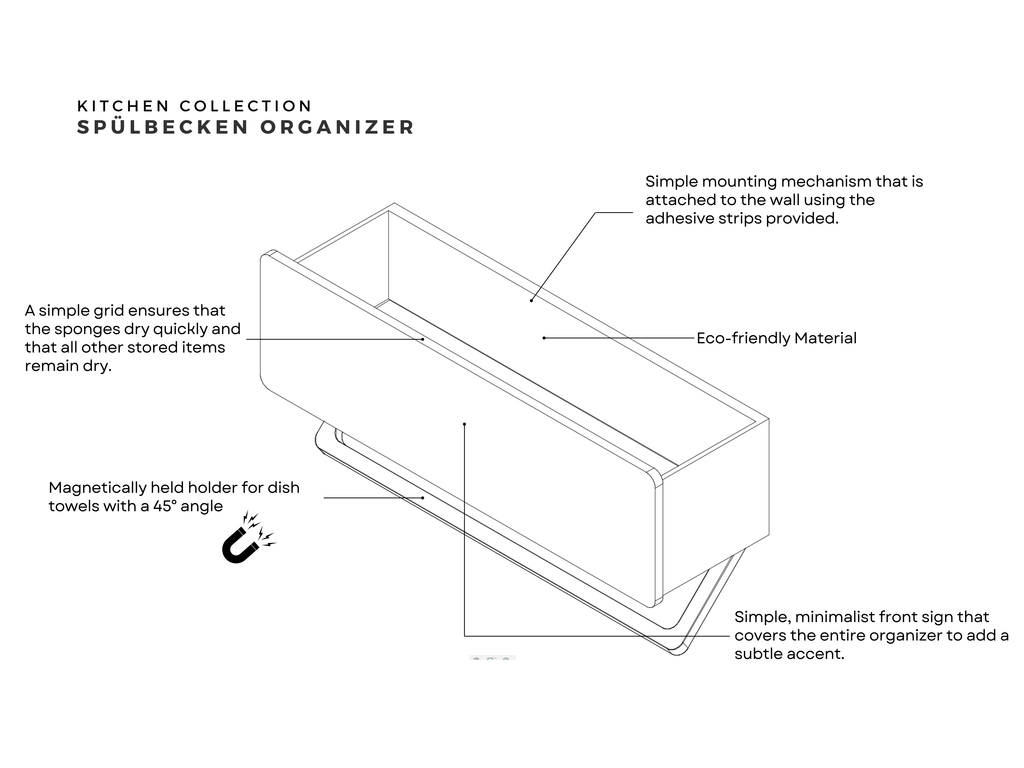 Spülbecken Organizer "Amsterdam"