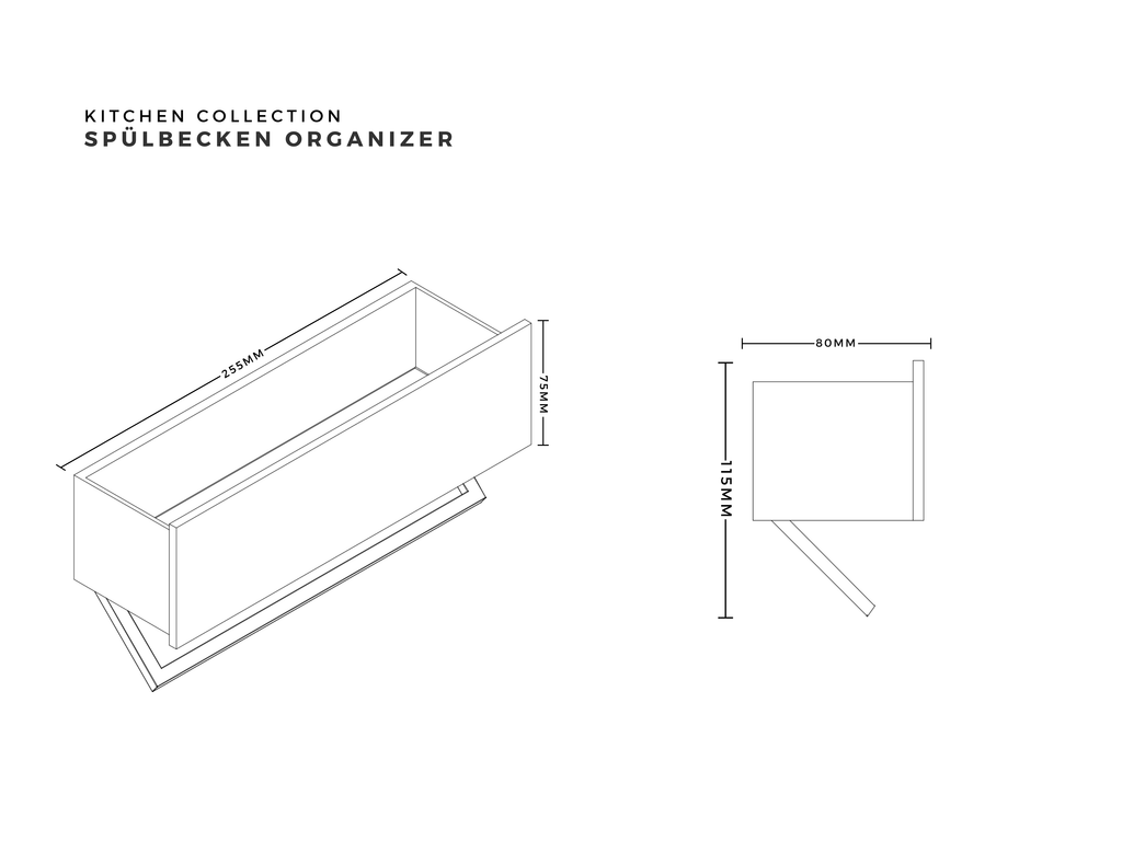 Spülbecken Organizer "Stockholm"