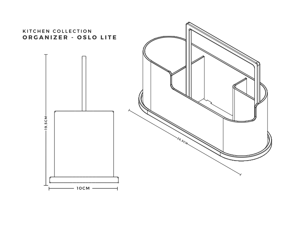Spülbecken Organizer "Oslo Lite"