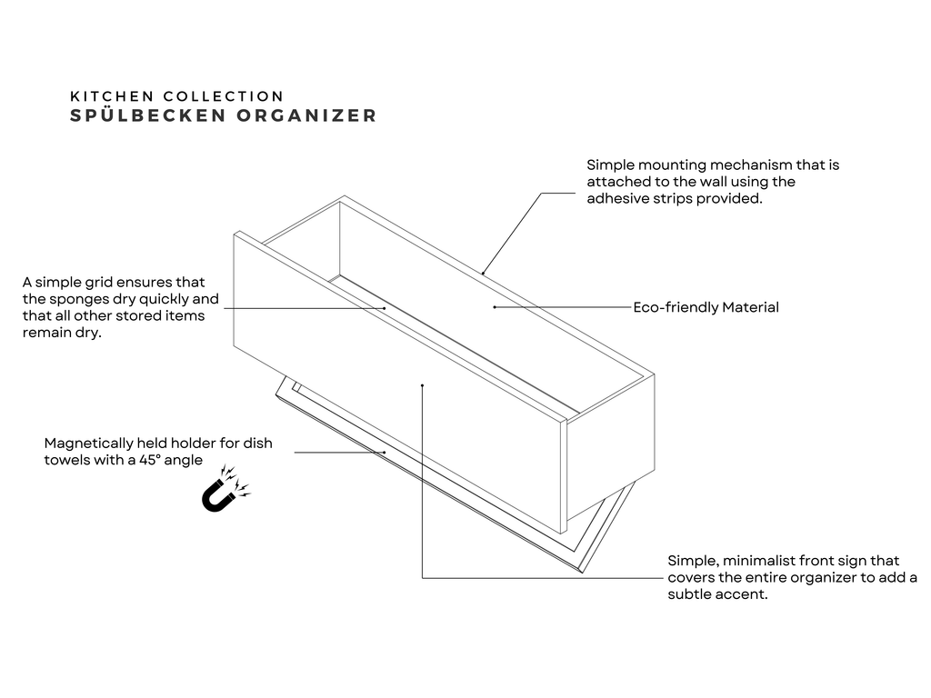 Spülbecken Organizer "Amsterdam"