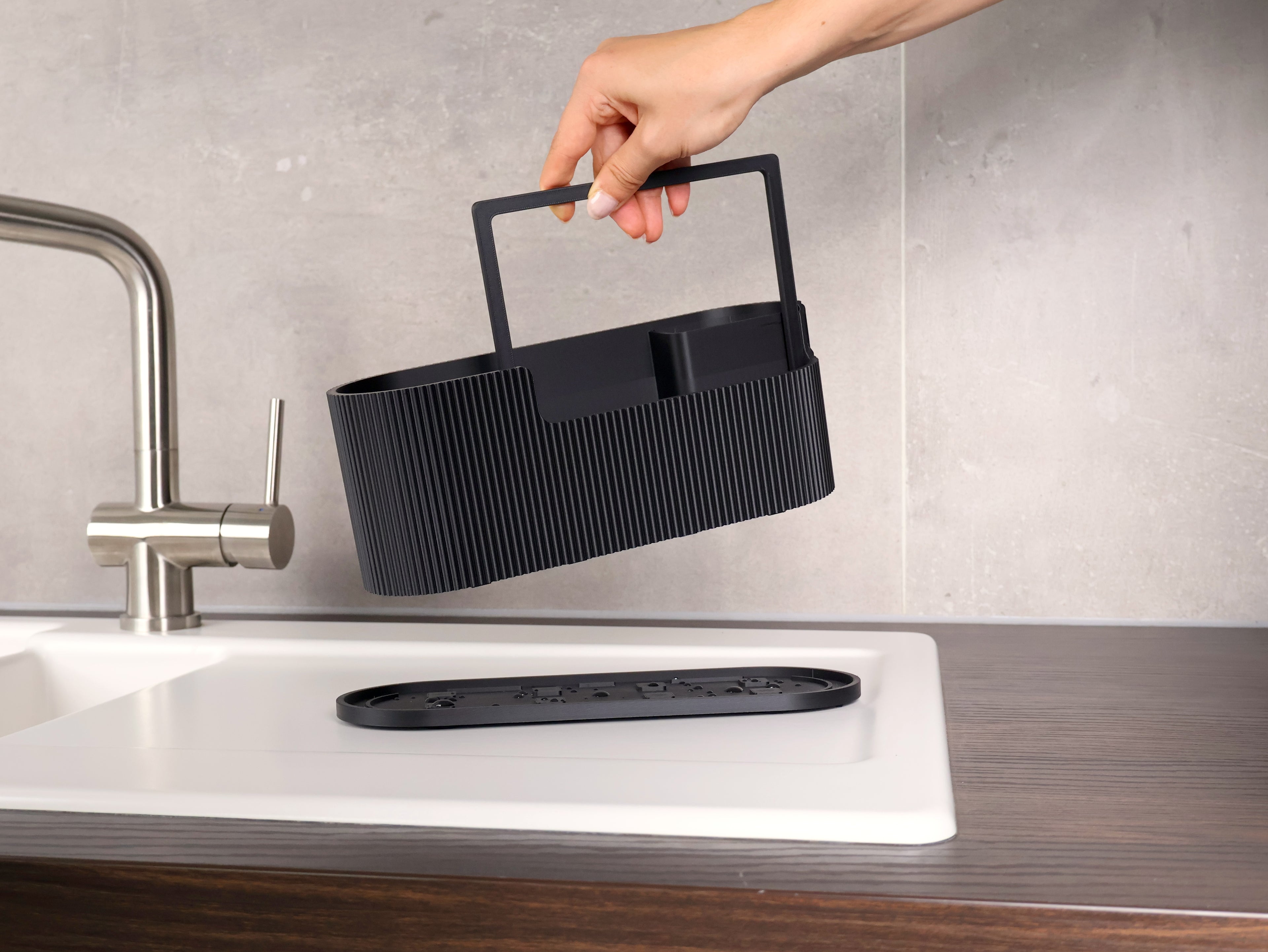 Spülbecken Organizer "Oslo Wave"