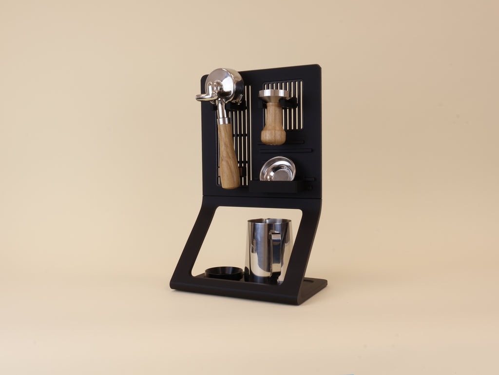 Barista Organizer Board "Verona-Black Oak"