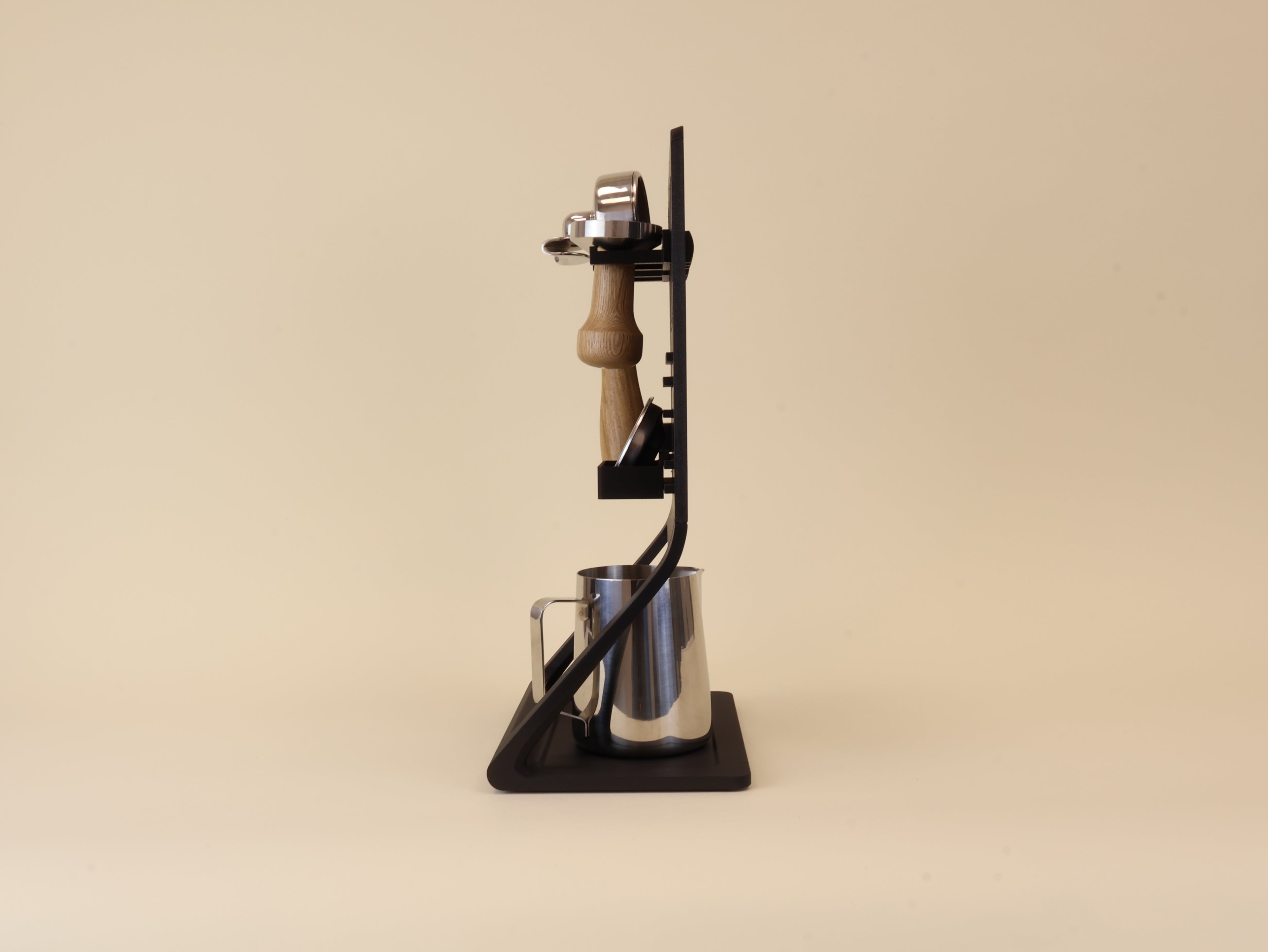 Barista Organizer Board "Verona-Black Oak"