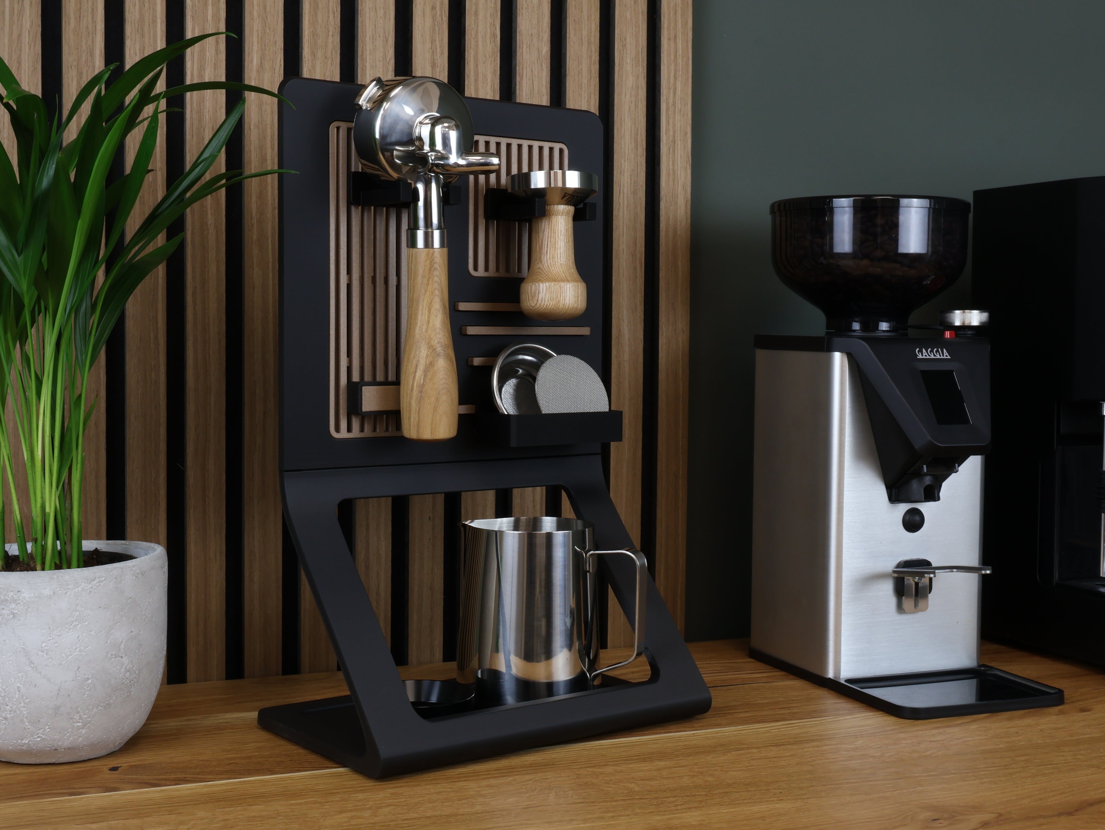 Barista Organizer Board "Verona-Oak"