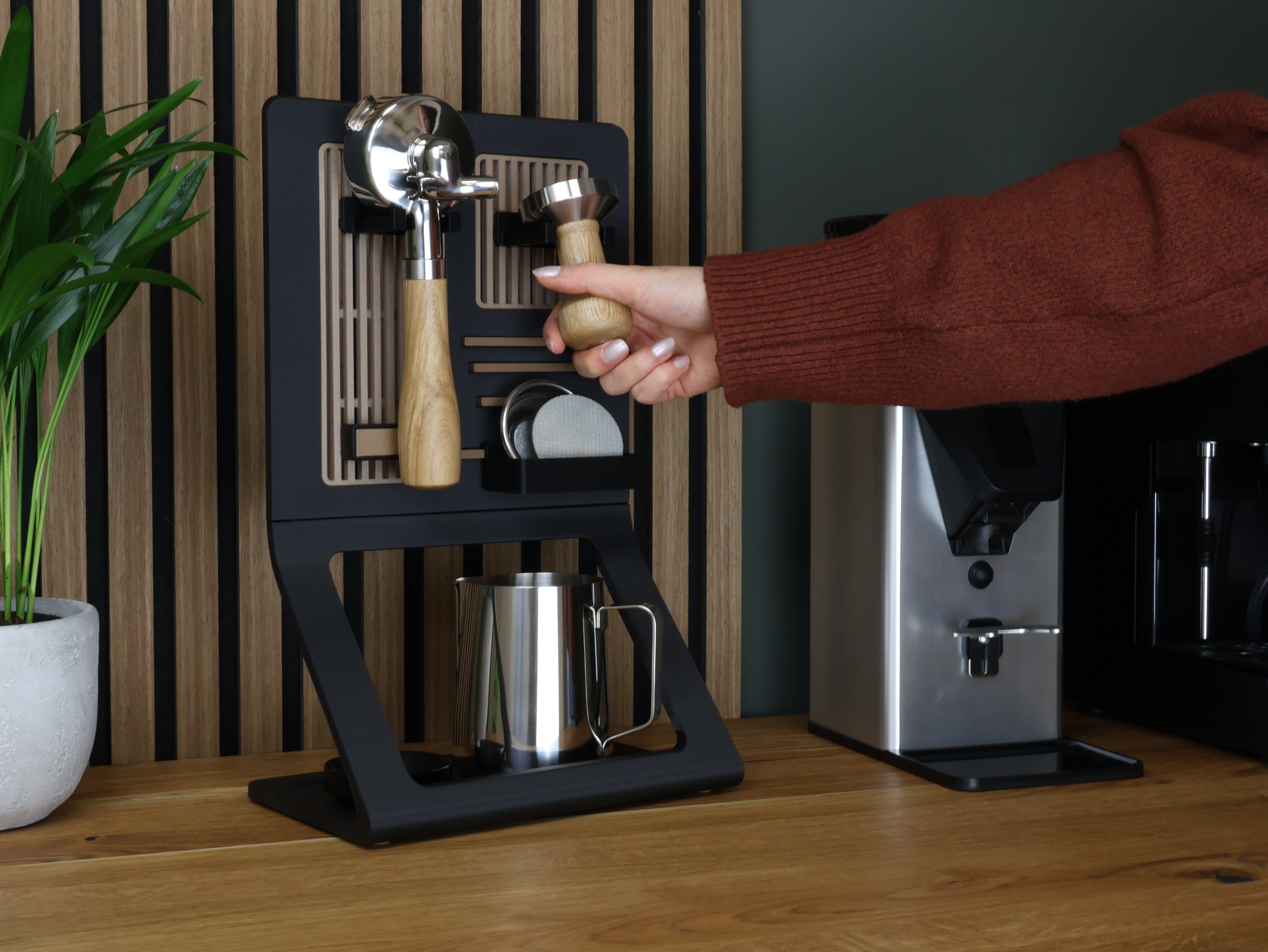 Barista Organizer Board "Verona-Oak"