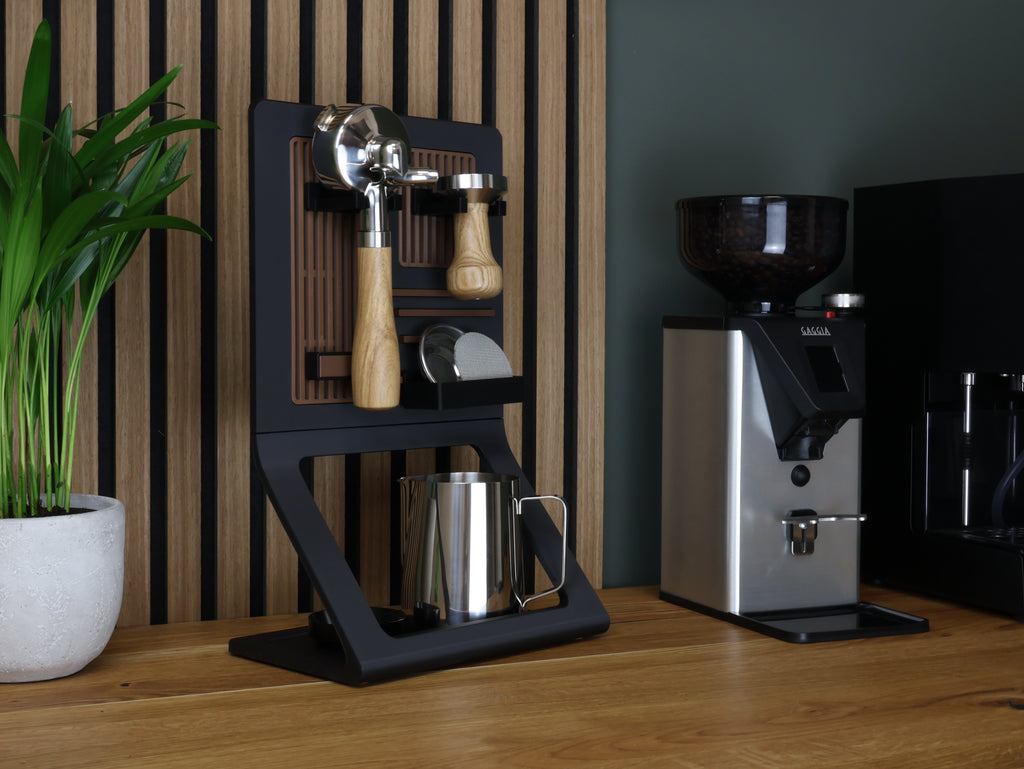 Barista Organizer Board "Verona-Dark Oak"