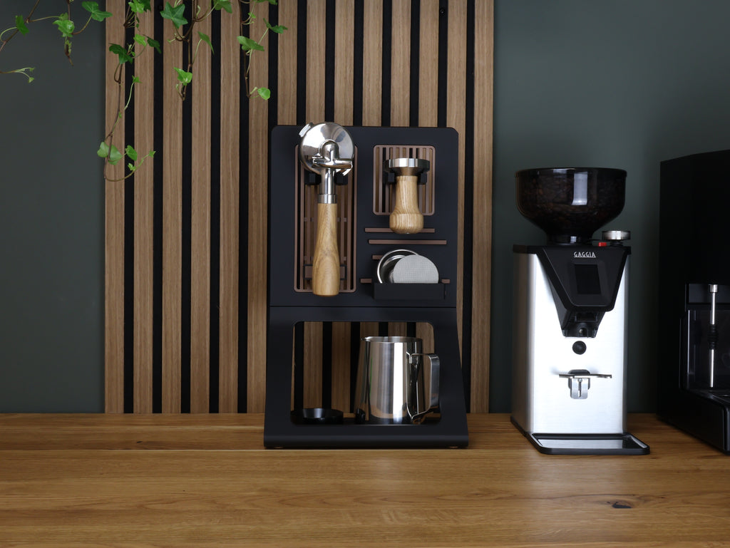 Barista Organizer Board "Verona-Dark Oak"