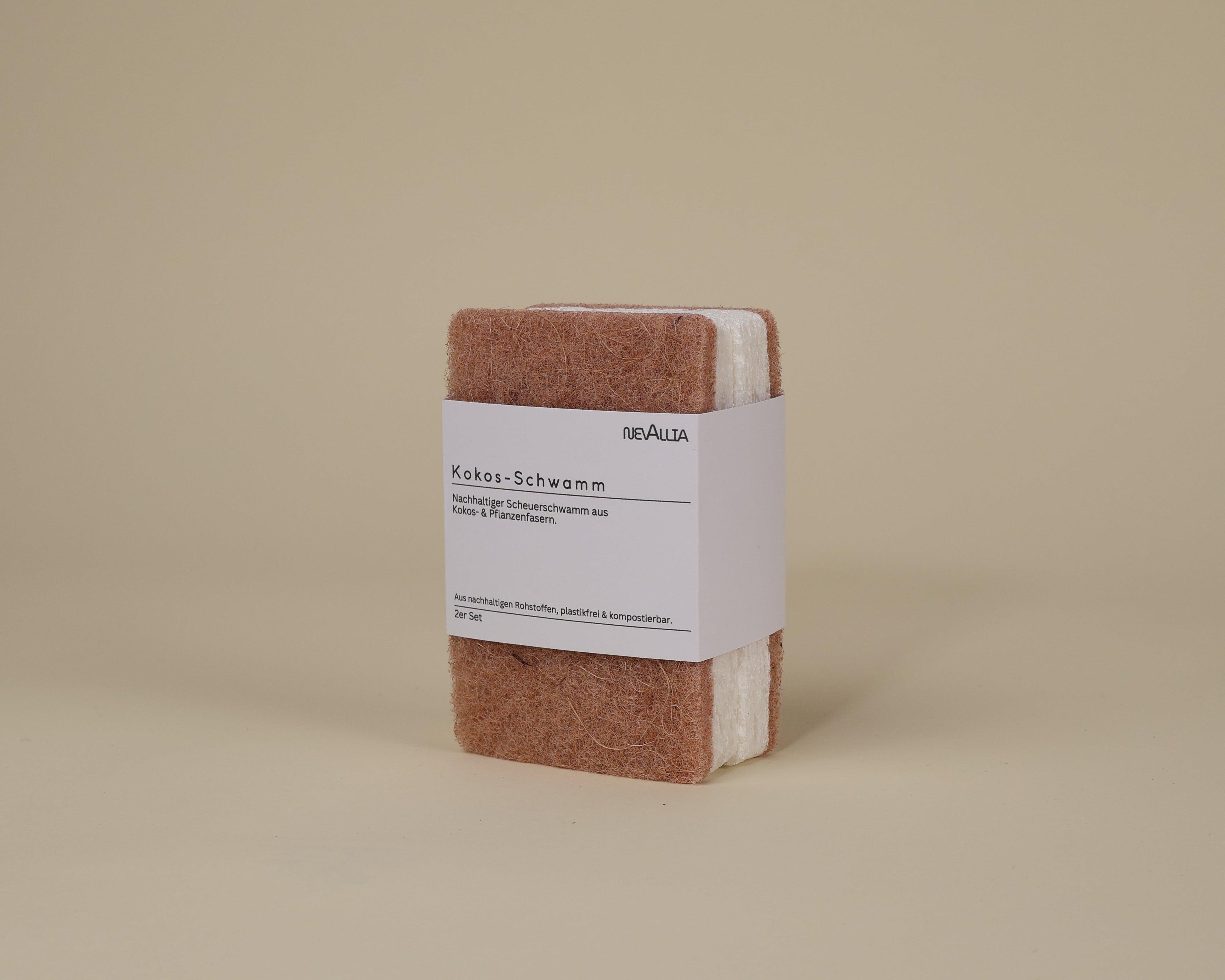Kokos-Schwamm 2er-Set
